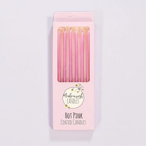 Hot Pink Candles