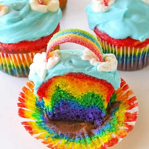 Rainbow Cupcake