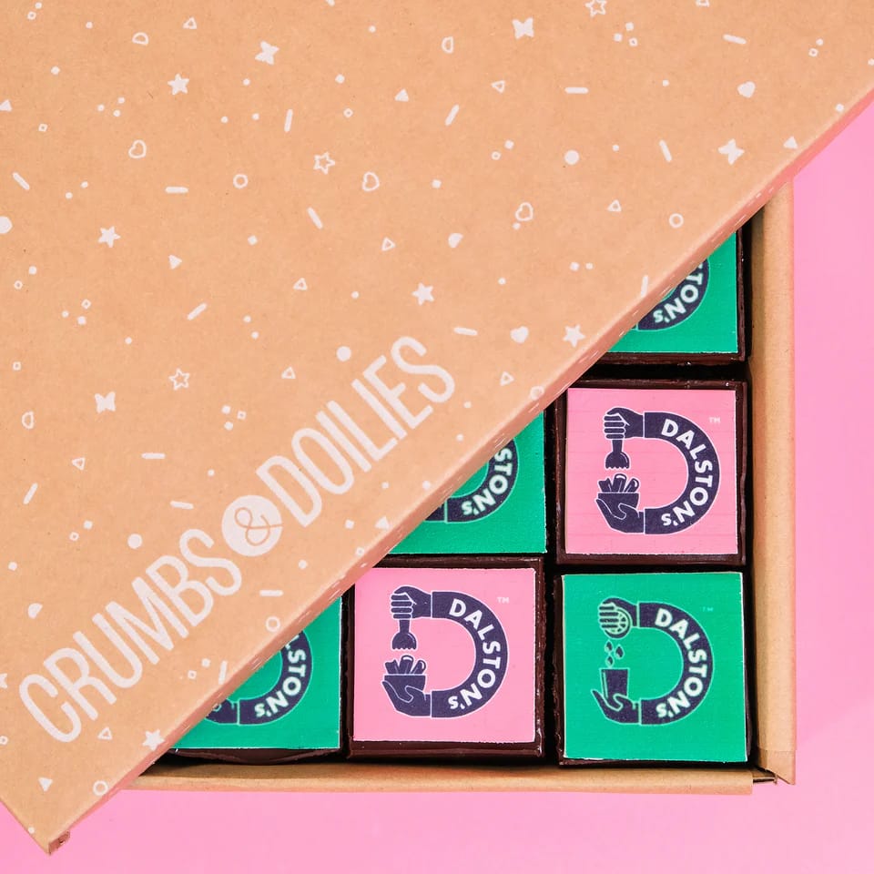 Företagsbrownies med ätbara logotyper - Bild 4