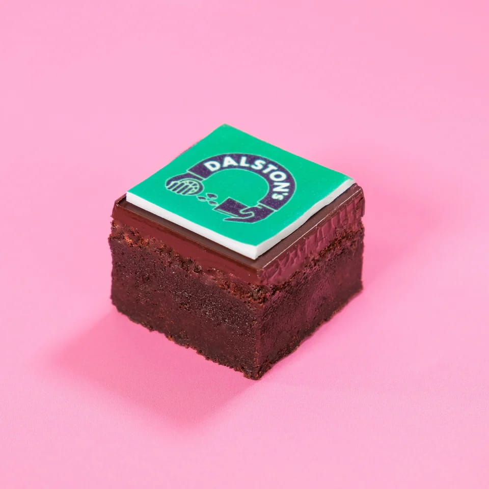 Företagsbrownies med ätbara logotyper - Bild 3