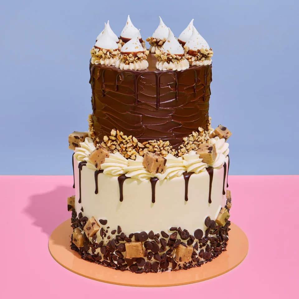 2 Tier Ferrero Rocher & Cookie Dough Cake